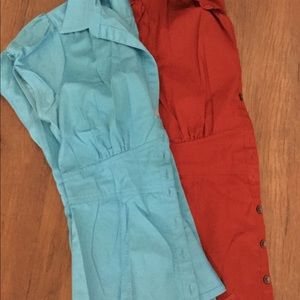 Banana Republic two for one button downs.